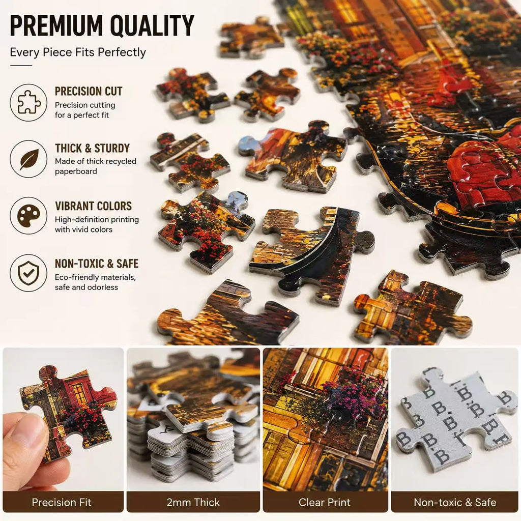Puzzle 1000 pièces – Venise au coucher du soleil – 50 × 70 cm
