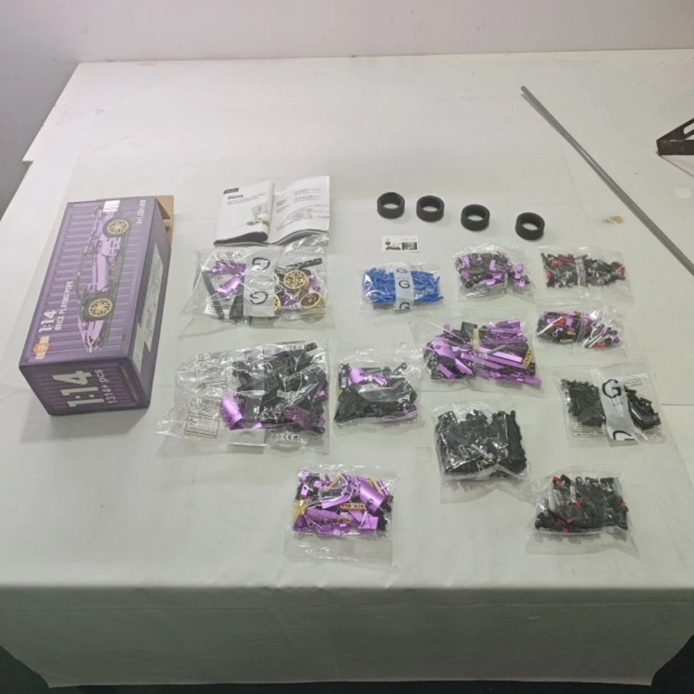 Back-to-school Gifts,Model Car Assembly Kit, DIY Model Assembly,Super Sports Car Sets, Technology Sports Car Model 1:14 Racing Car Model,  DIY Assembly Toy Creative Gift