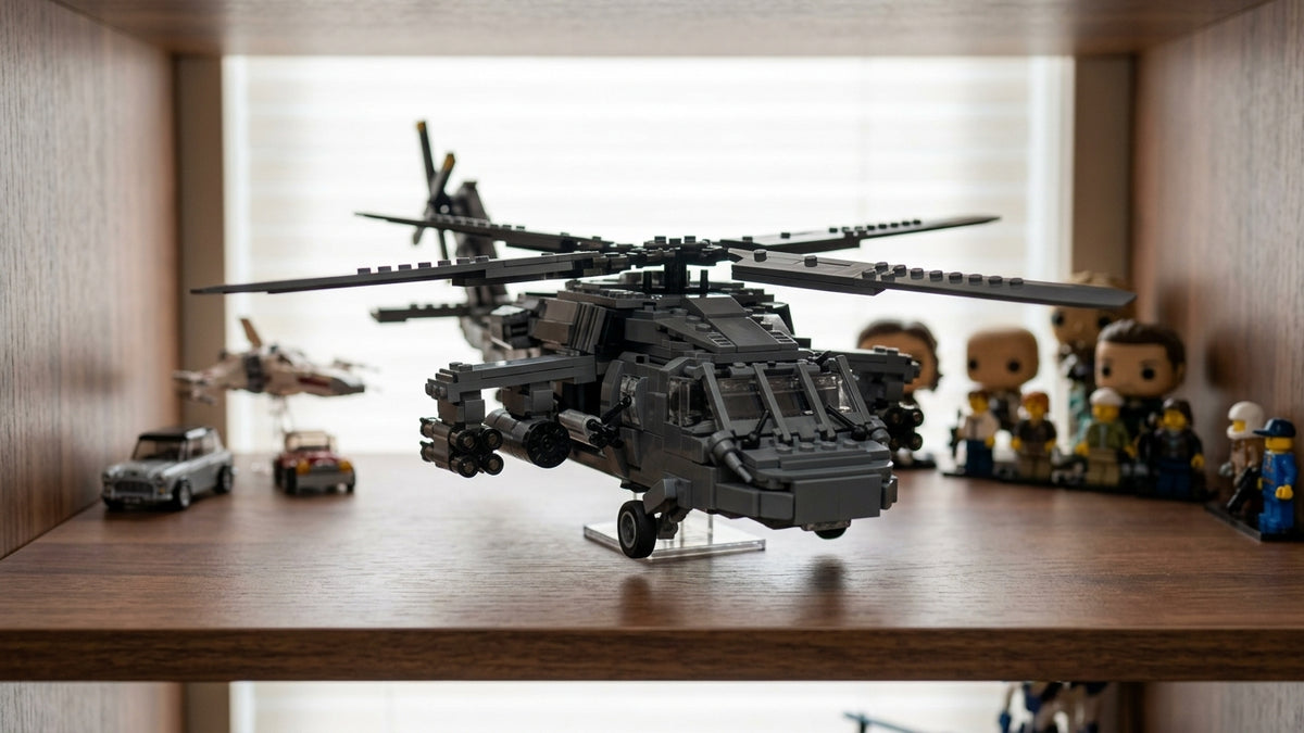 Maquette Hélicoptère UH-60 Black Hawk – 964 Pièces à Construire, Modèle DIY