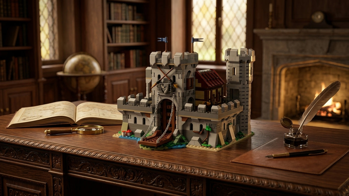 Château médiéval du Faucon – Kit de construction MOC 910 pièces