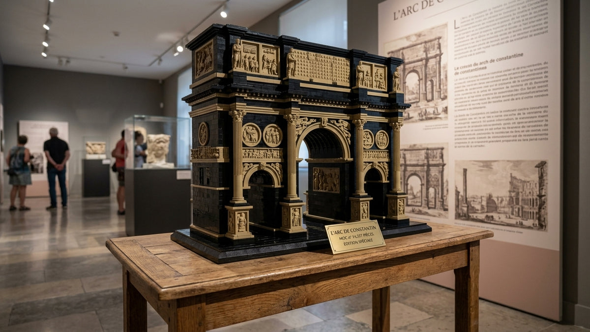 Arc de Constantin à construire – Maquette en briques MOC 3101 pièces