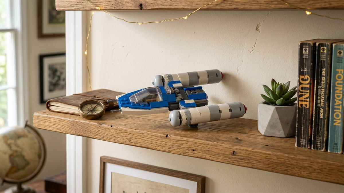Chasseur spatial Y-Wing MOC – 156 pièces – Kit de construction 14+
