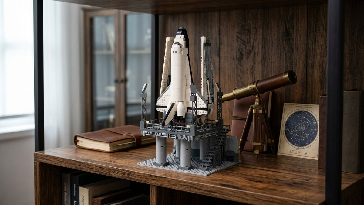 Base spatiale MOC – Maquette de construction 1900 pièces – Défi expert 14+