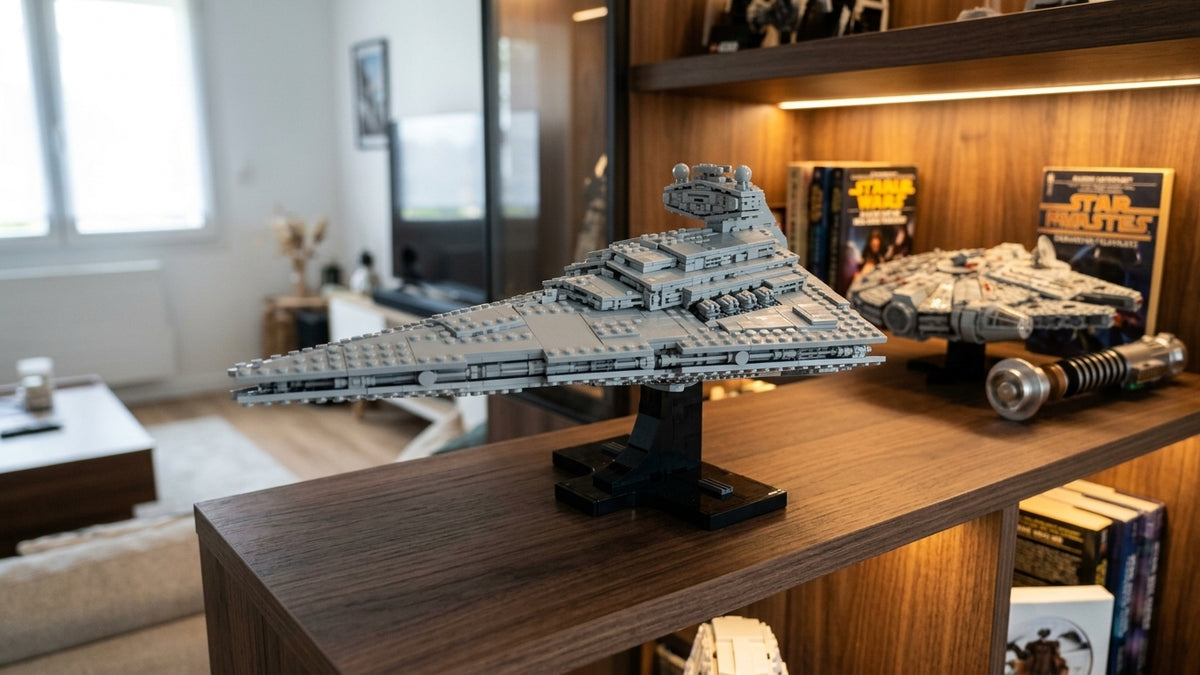 Croiseur spatial triangulaire MOC – Jeu de construction de 641 pièces
