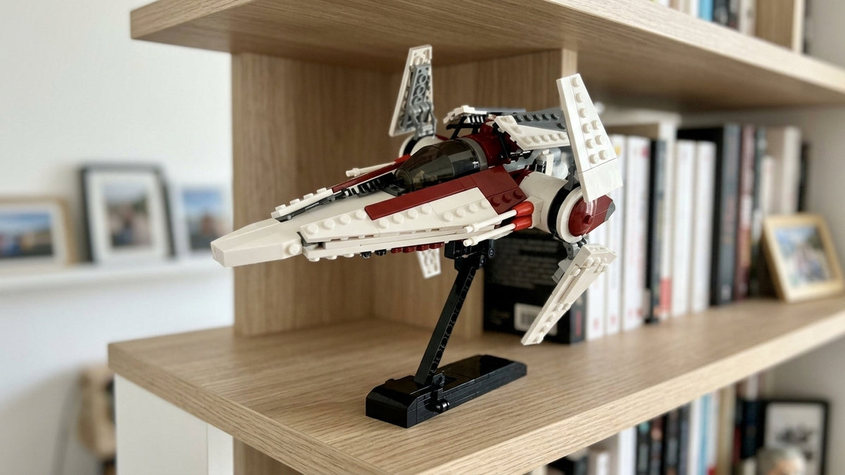 V-Wing Starfighter – Maquette à Construire 551 Pièces | Modèle de Vaisseau Spatial DIY