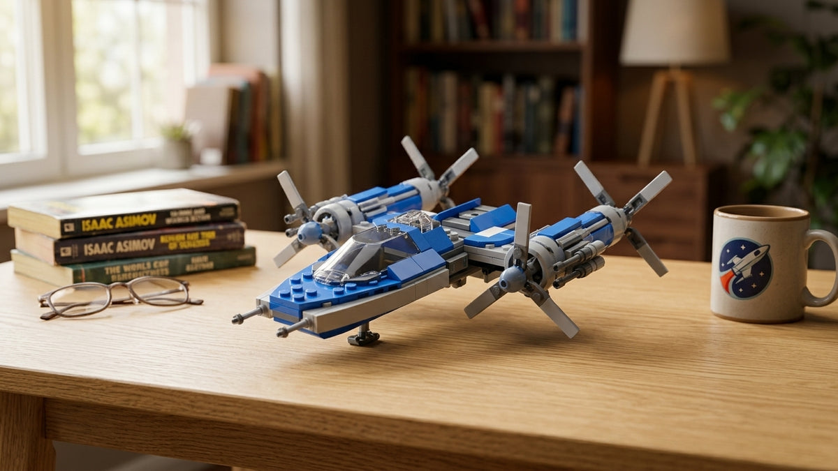 Chasseur spatial Y-Wing MOC – 156 pièces – Kit de construction 14+