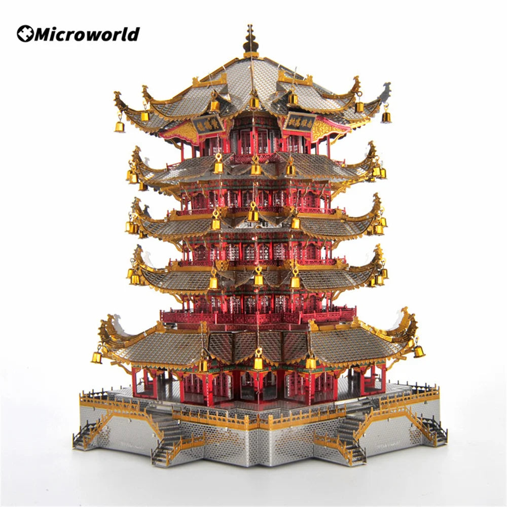 Puzzle 3D en métal – Monuments célèbres à construire
