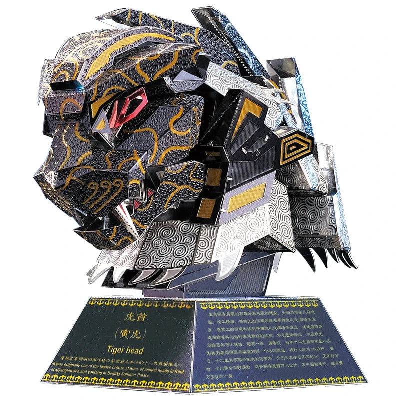 Puzzle 3D Métallique – Animaux du Zodiaque Chinois à Construire