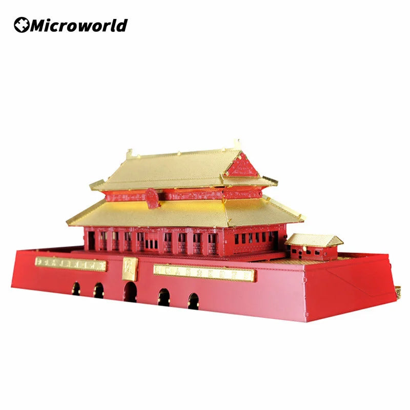 Puzzle 3D en métal – Monuments célèbres à construire