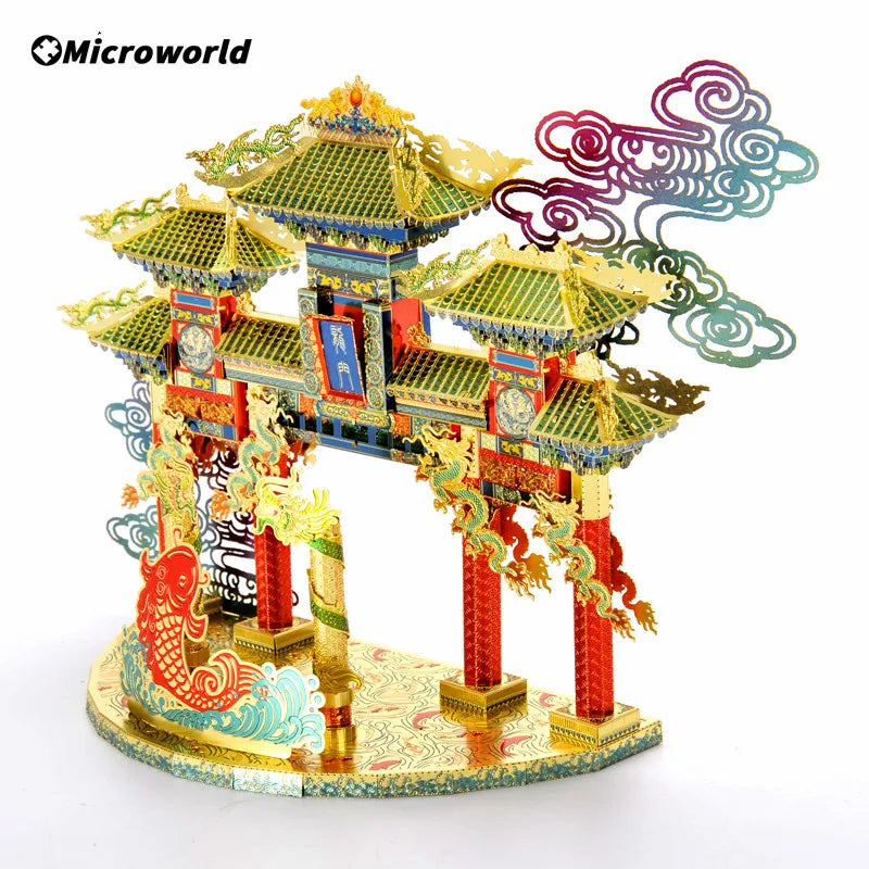 Puzzle 3D en métal – Monuments célèbres à construire