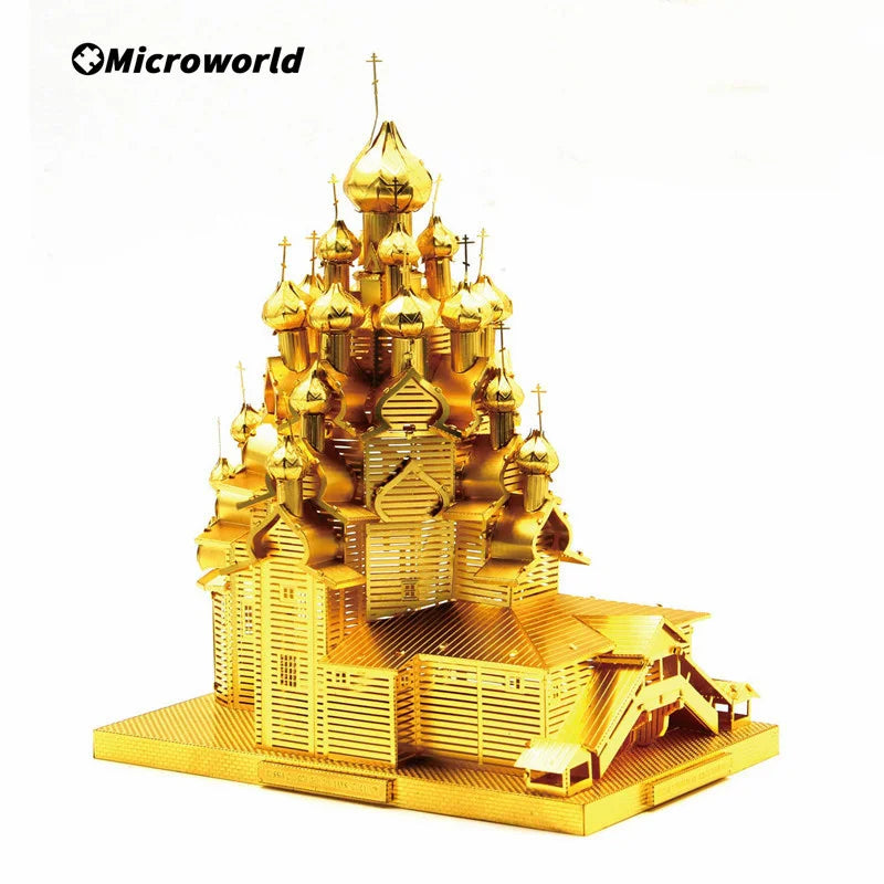 Puzzle 3D en métal – Monuments célèbres à construire