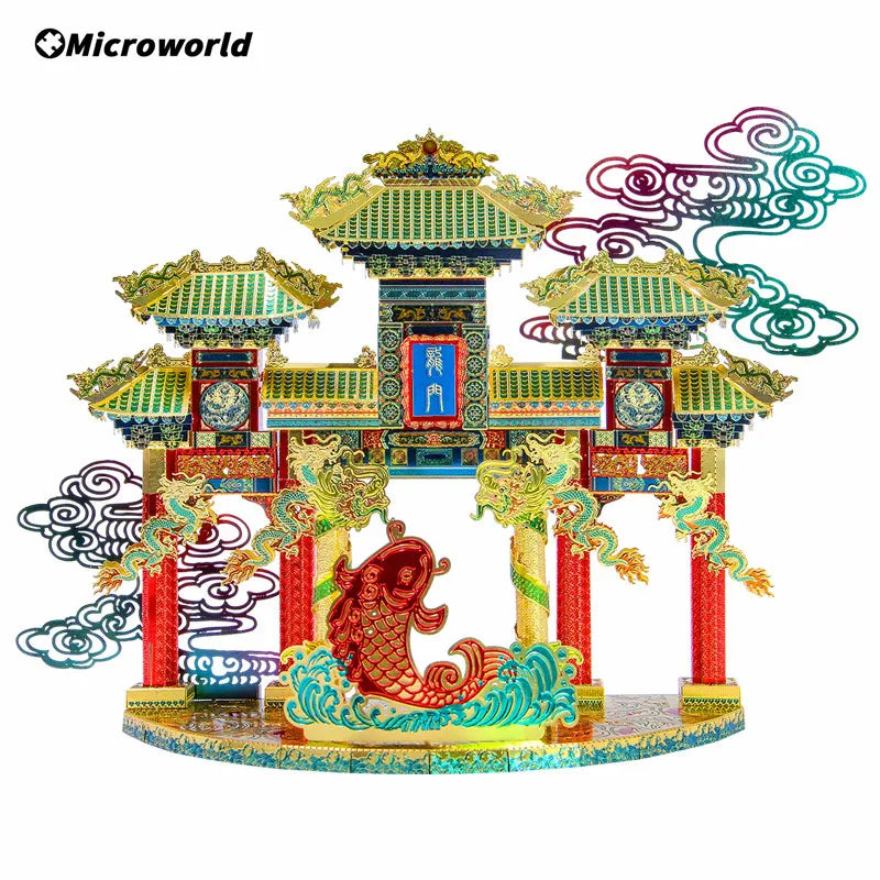 Puzzle 3D en métal – Monuments célèbres à construire