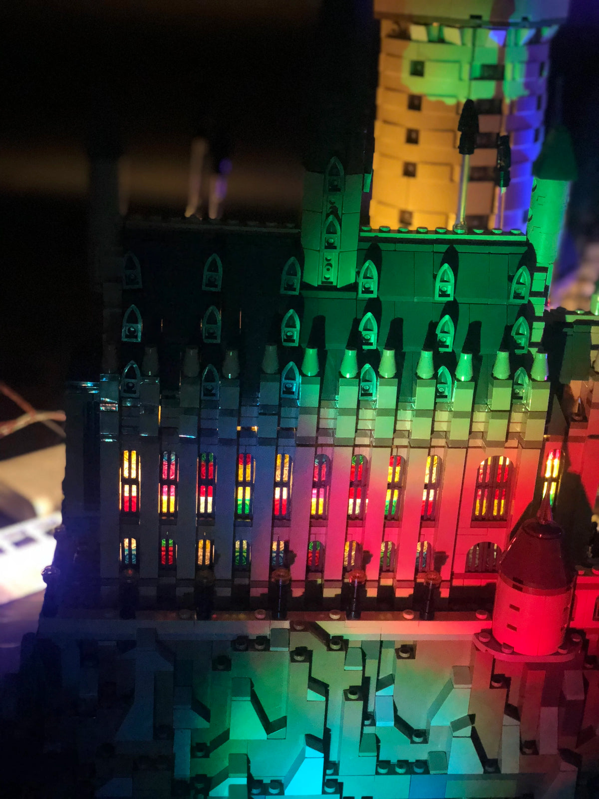 Kit d’éclairage LED pour château en briques – Mise en lumière décorative