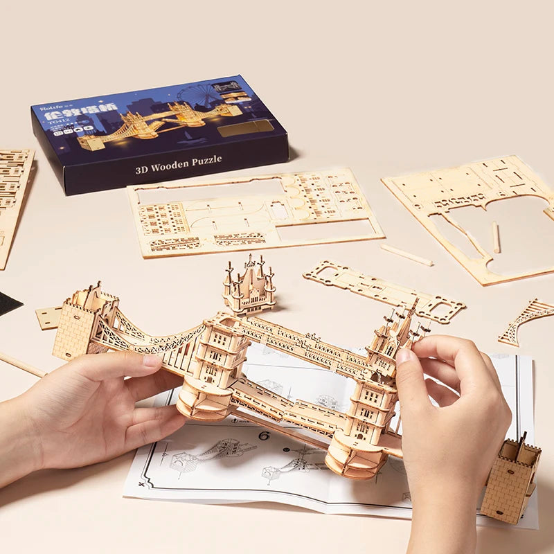Puzzle 3D en bois – Monuments célèbres du monde