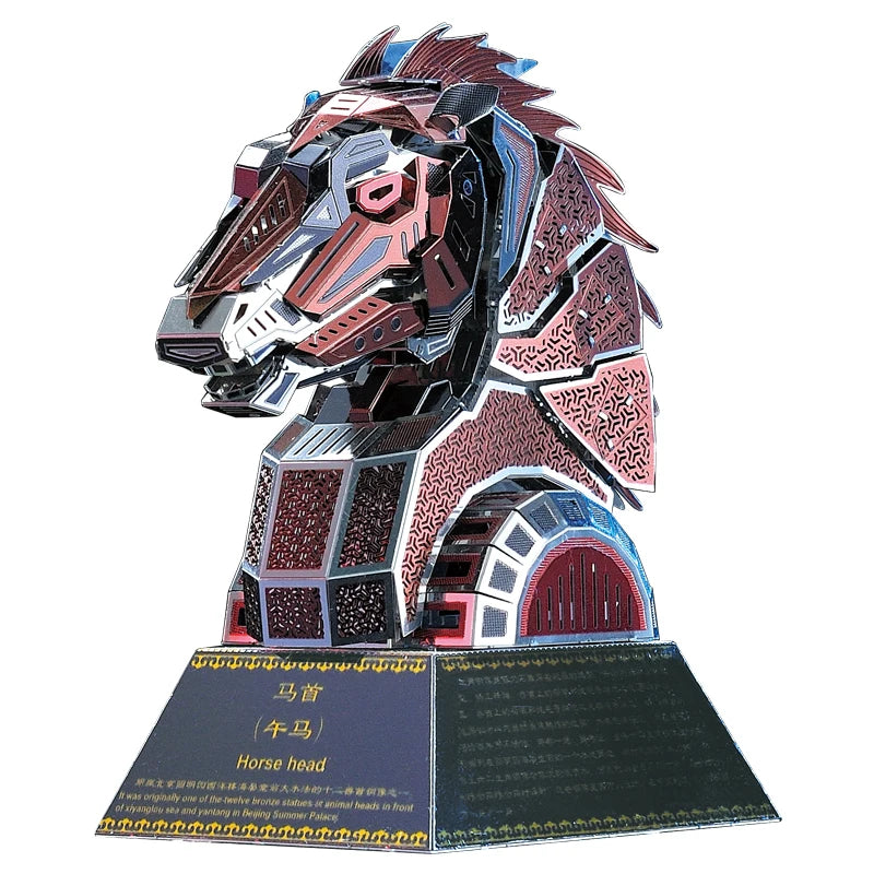 Puzzle 3D Métallique – Animaux du Zodiaque Chinois à Construire