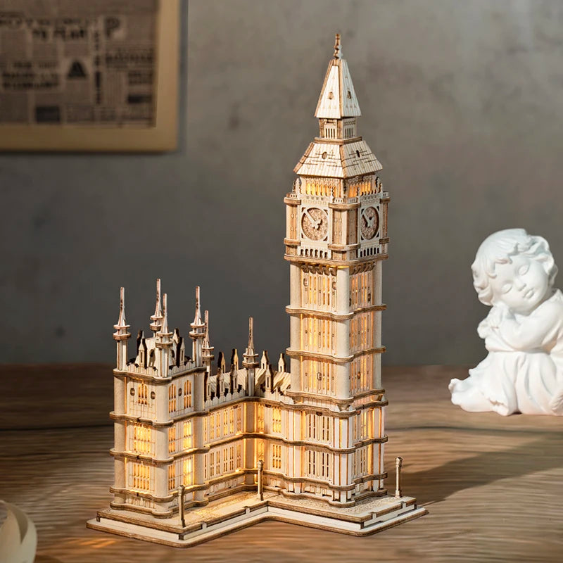 Puzzle 3D en bois – Monuments célèbres du monde