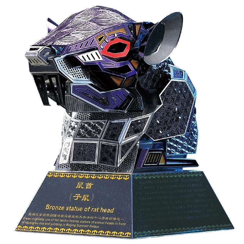 Puzzle 3D Métallique – Animaux du Zodiaque Chinois à Construire