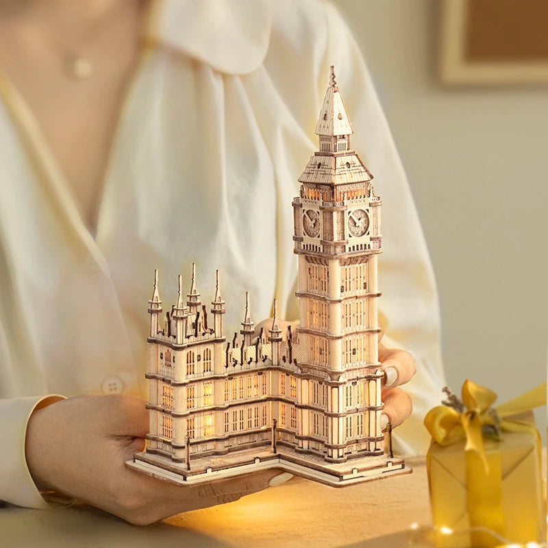 Puzzle 3D en bois – Monuments célèbres du monde