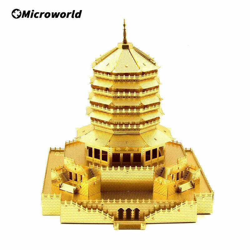 Puzzle 3D en métal – Monuments célèbres à construire