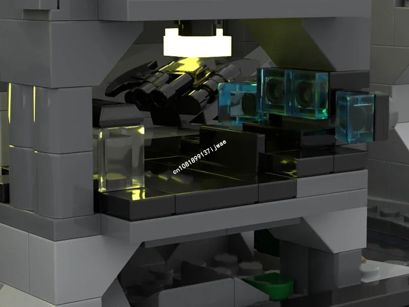 Manoir avec Batcave en Briques – MOC 1613 Pièces – Architecture & Construction
