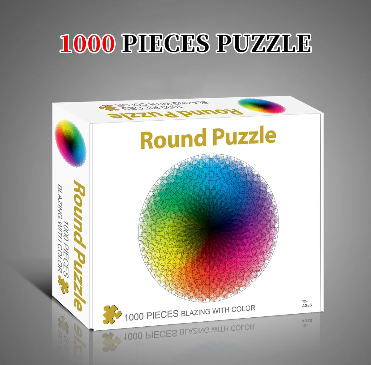 Puzzle rond 1000 pièces – Collection Évasion – 65 cm