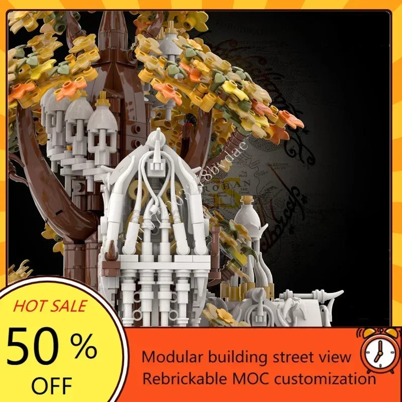 Grande Maison Fantastique en Blocs de Construction – 3 211 pièces – Kit MOC à Monter