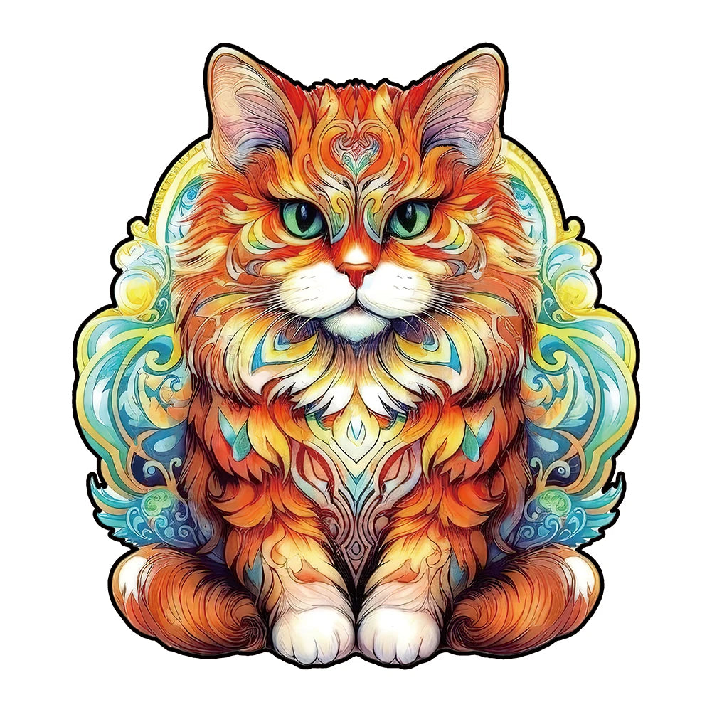 Puzzle 3D en bois – Animaux fantastiques colorés à assembler