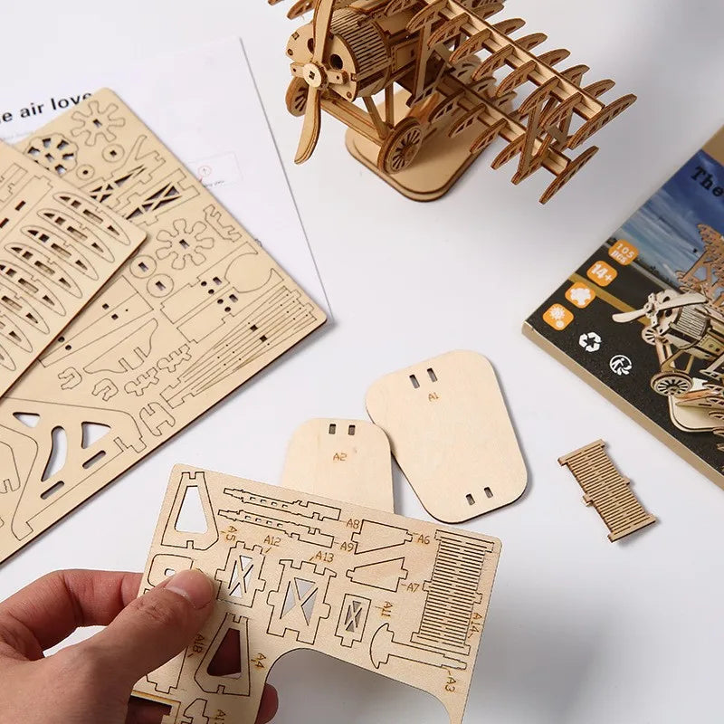 Puzzle 3D en Bois à Construire