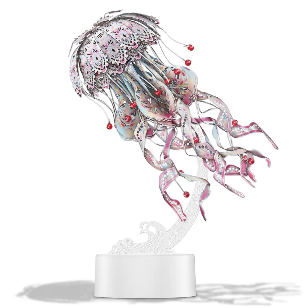 Méduse Colorée Piececool – Puzzle 3D en Métal à Construire