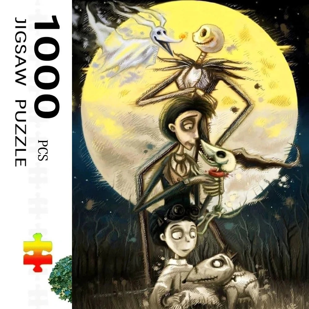 Puzzle La Mariée Cadavérique – Univers Gothique – 1000 Pièces