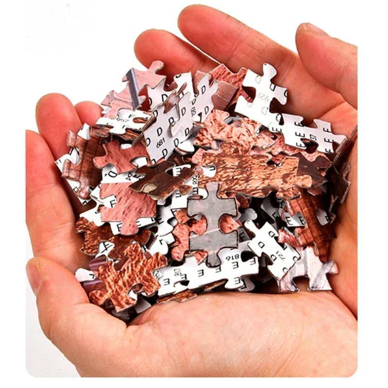 Puzzle paysages et villes – 1 000 pièces, 70 × 50 cm