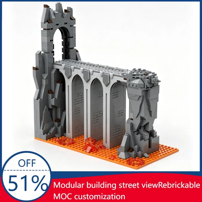 Diorama Fantastique à Construire – 417 pièces | Briques MOC
