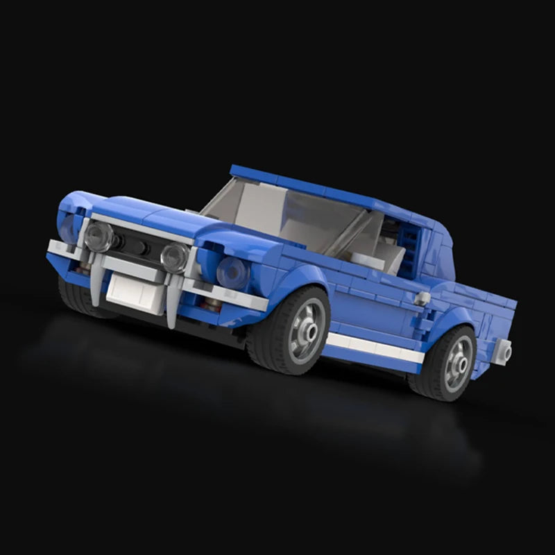 Voiture de Sport Classique à Construire – Modèle MOC en Briques