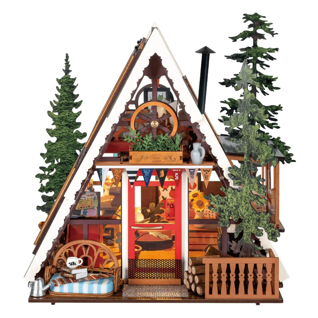 Maison Miniature 3D en Bois à Construire