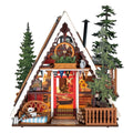 Maison Miniature 3D en Bois à Construire