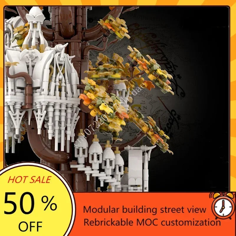 Grande Maison Fantastique en Blocs de Construction – 3 211 pièces – Kit MOC à Monter
