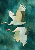 Puzzle Carpes Koï & Grues – Paysage Japonais – 500 à 2000 Pièces