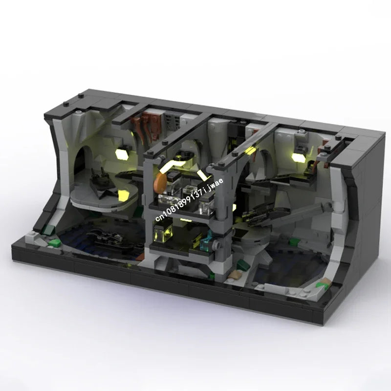 Manoir avec Batcave en Briques – MOC 1613 Pièces – Architecture & Construction