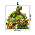 Puzzle Tortue en Bois – Pièces aux formes originales – Niveau difficile