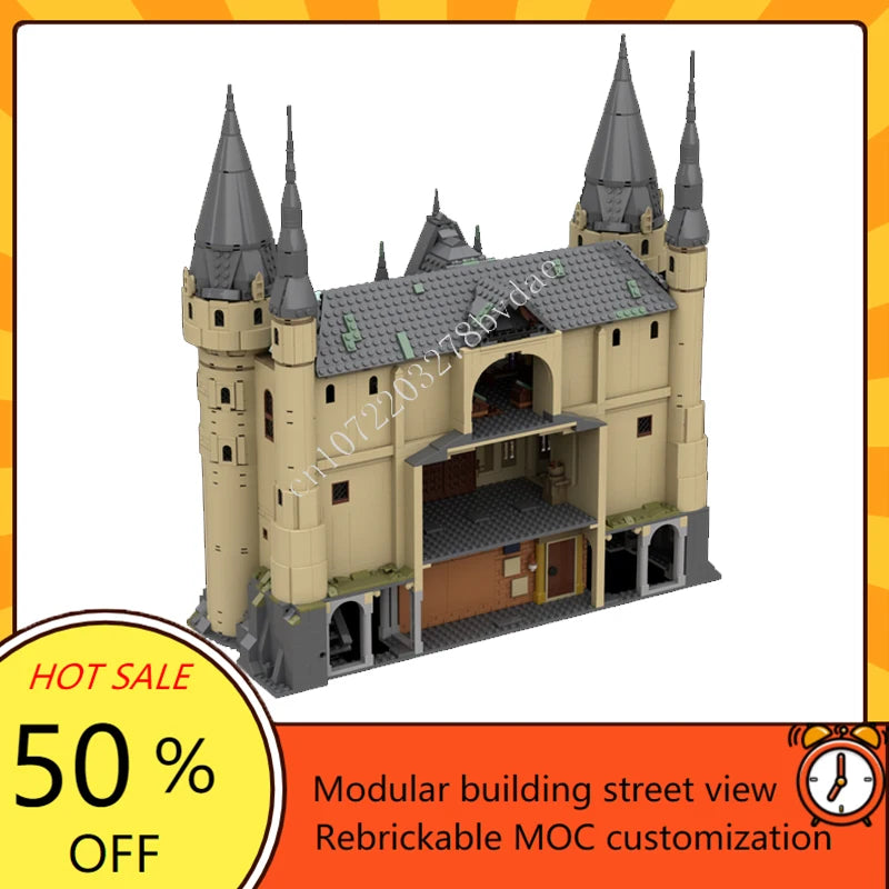 Château médiéval à construire – Kit MOC 3607 pièces