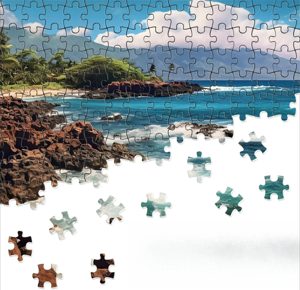 Puzzle Paysage Plage – 120 à 1314 Pièces | Décoration Bord de Mer & Jeu de Réflexion