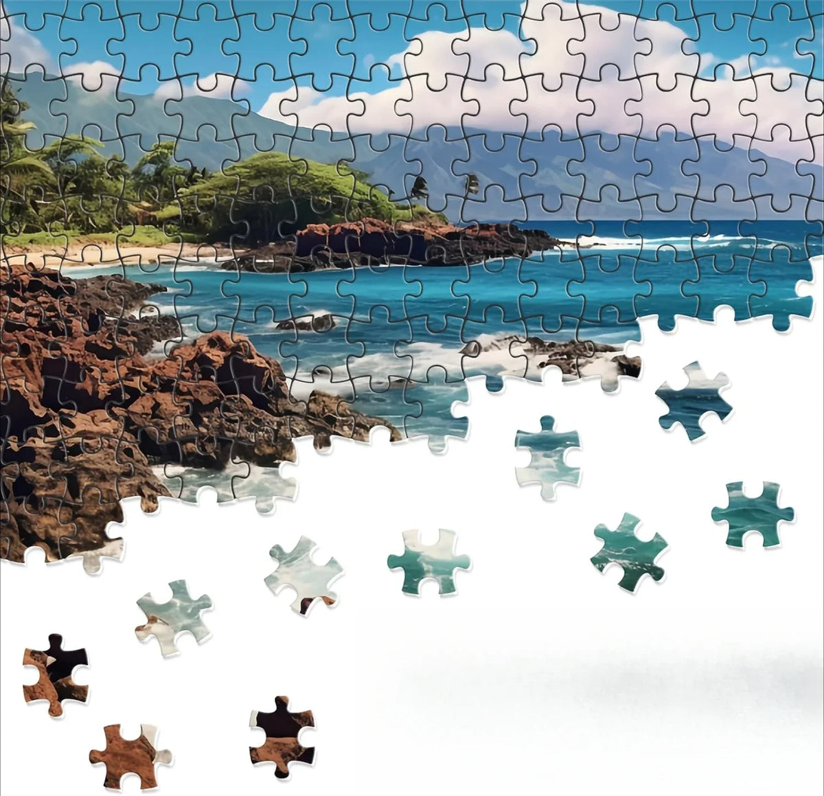 Puzzle Paysage Plage – 120 à 1314 Pièces | Décoration Bord de Mer & Jeu de Réflexion