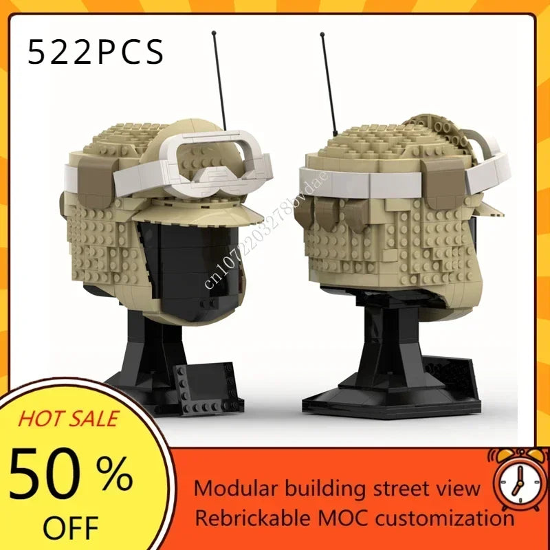 Grande Figurine Guerrier Galactique en Briques à Construire – Modèle MOC