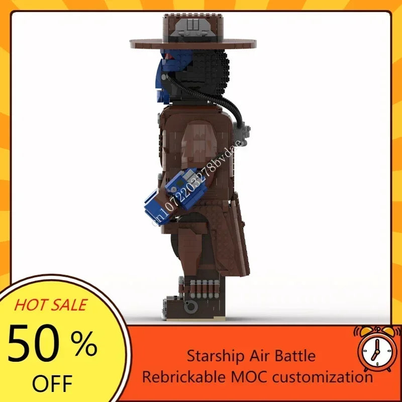 Figurine Cad Bane MOC en briques – Modèle de collection à construire