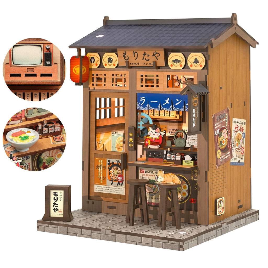 Book Nook Ramen Japonais – Maison Miniature 3D DIY