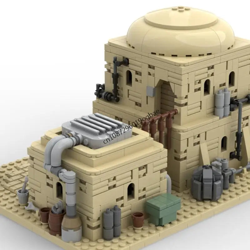 Bâtiment du désert en briques MOC – 1144 pièces