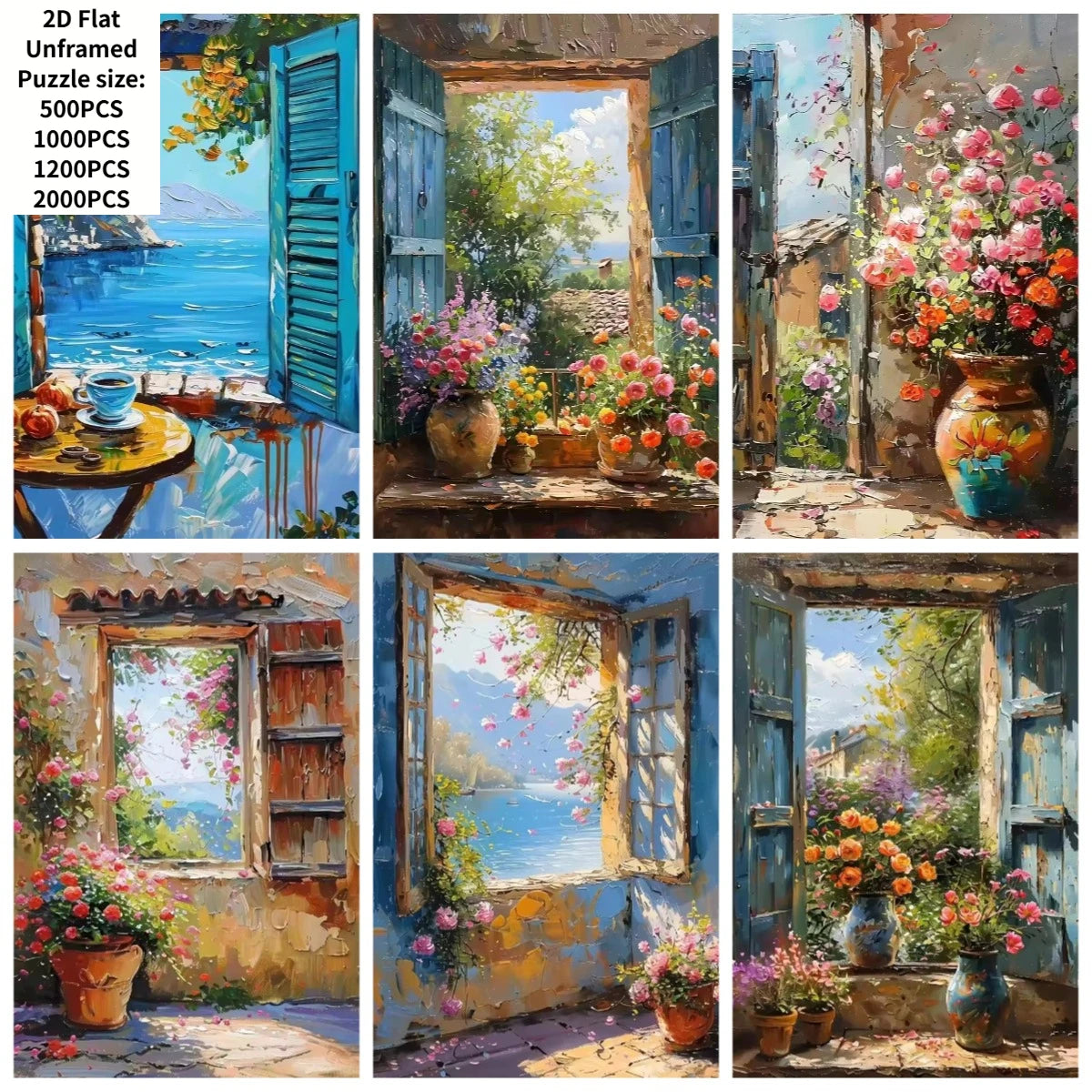 Puzzle Adulte Paysage Fleuri – 500 ou 1000 Pièces