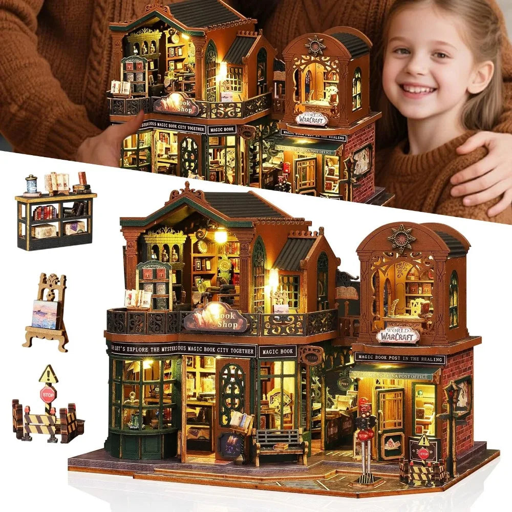 Maison Miniature 3D en Bois à Construire