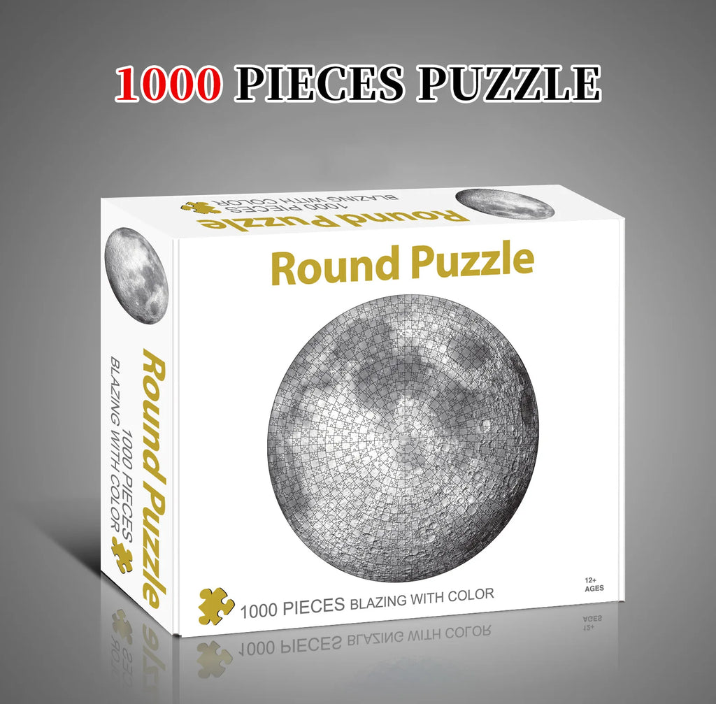 Puzzle rond 1000 pièces – Collection Évasion – 65 cm