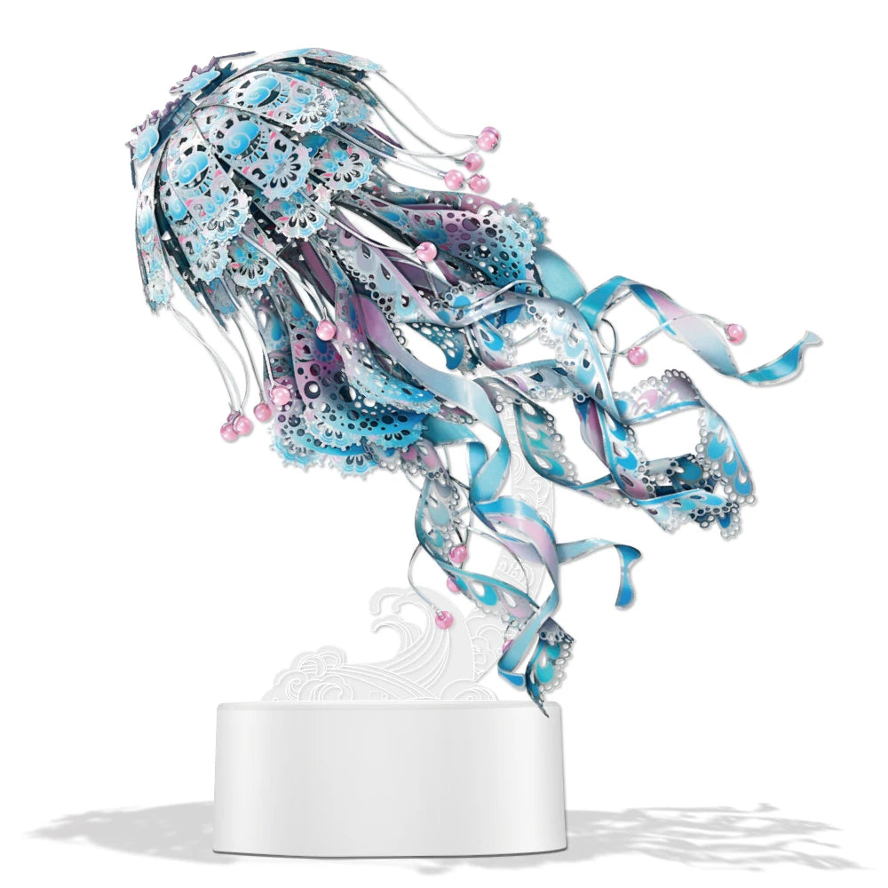 Méduse Colorée Piececool – Puzzle 3D en Métal à Construire